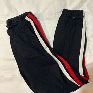 Brandy Melville navy striped sweatpants